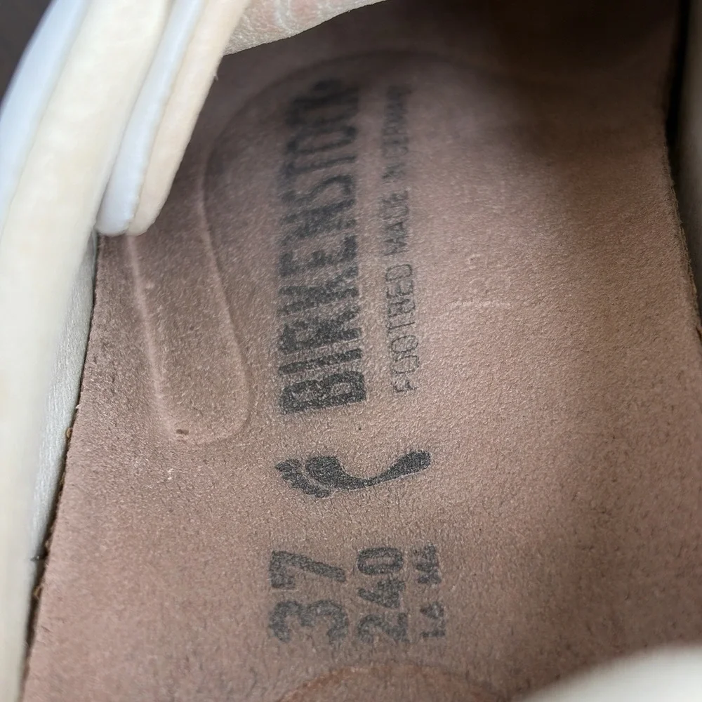 Birkenstock Bend Low Shoes Women's 37 / 6 White Comfort Lace Up Low Sneaker M4